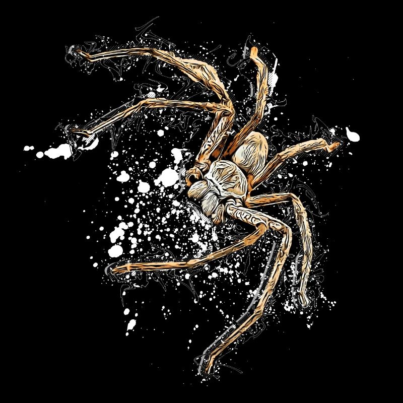 araignée chasseuse maléfique