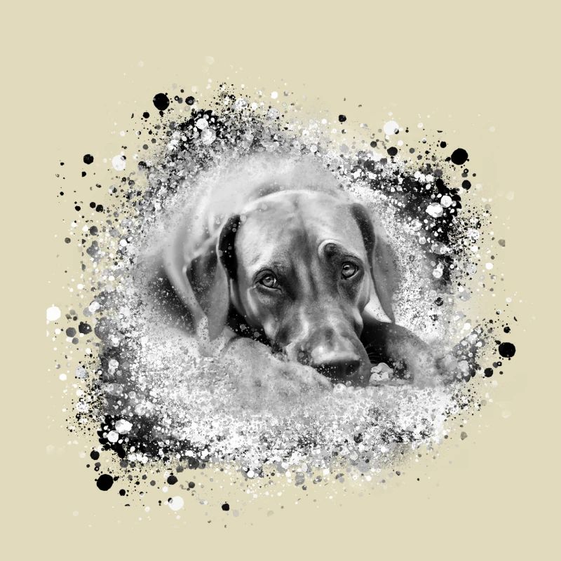 rhodesian ridgeback Hund,Hunderasse,graffiti