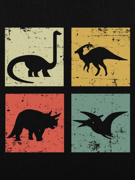 vier Dinosaurier