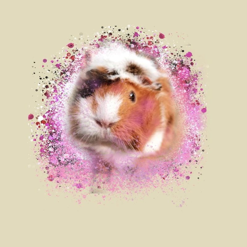 cochons d’Inde, graffitis, cochons d’Inde rosette