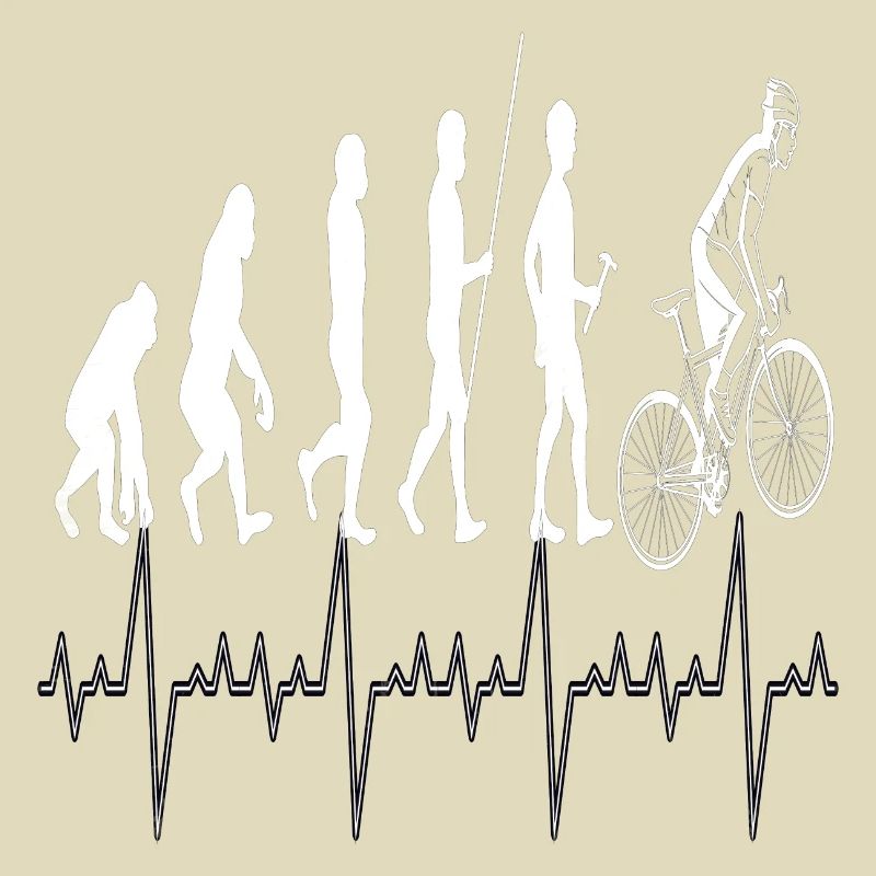 Evolution cycliste, design de vélo cool