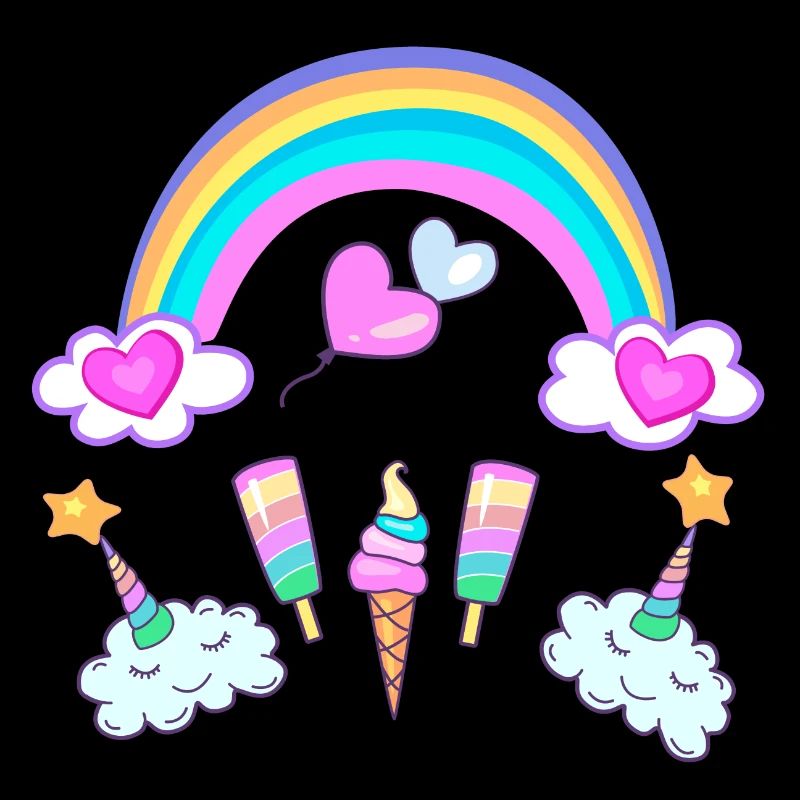 Eishorn Regenbogen