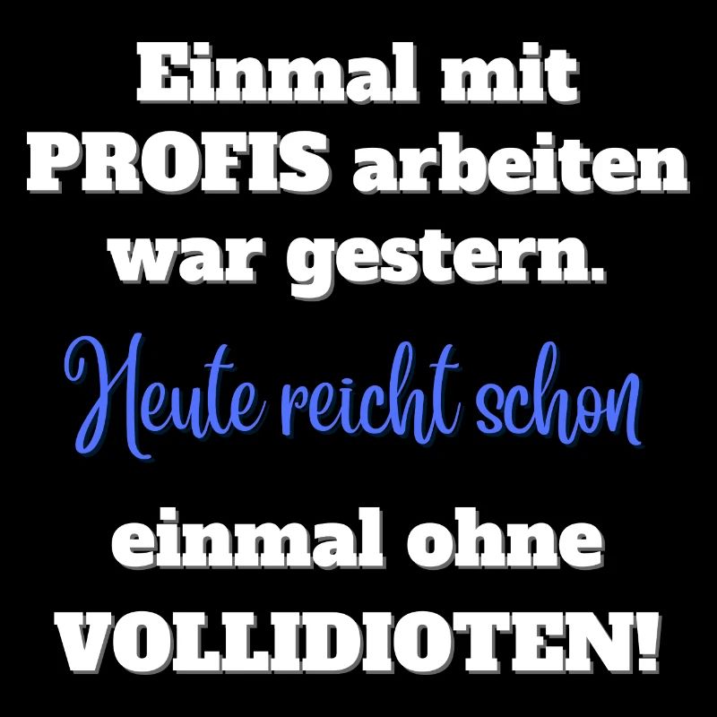 Einmal mit Profis arbeiten
