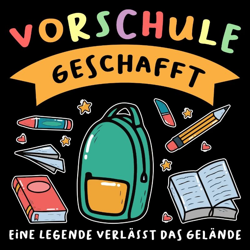 Vorschule Anfang Vorschulkind Geschenk