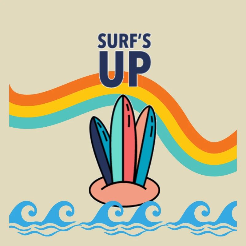 Regenbogen Surfbrett