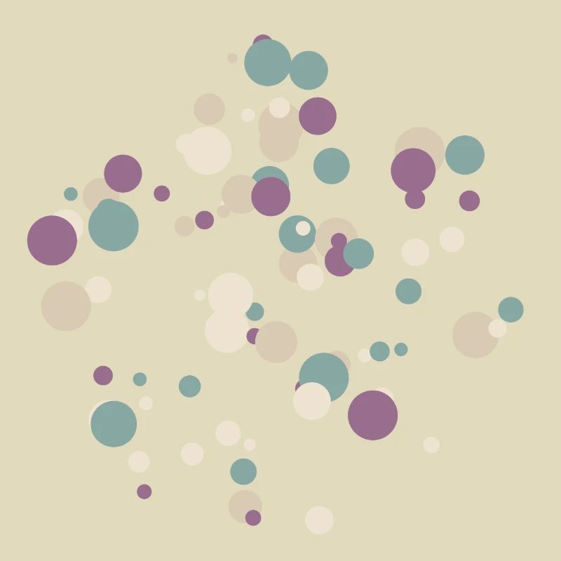 Abstract circles pattern