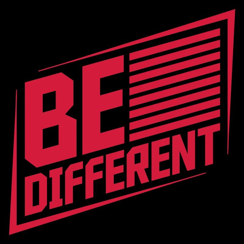 Soyez différent Logo Design