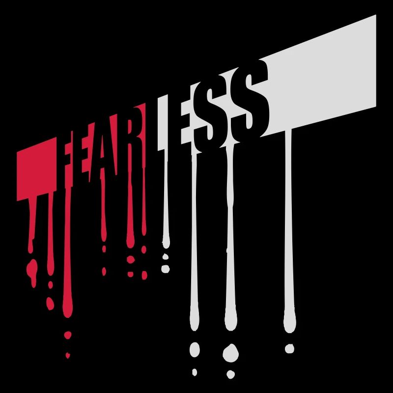 fearless Text Zitat Design