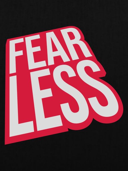 fearless Text Quote Design