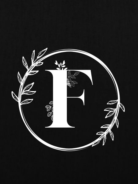 Buchstabe F Blumen