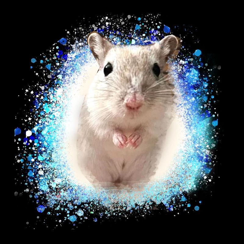 Jumping mouse,mouse,graffiti,painting,shrew