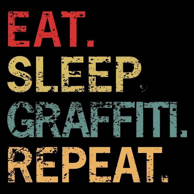 Manger Sommeil Graffiti Répéter