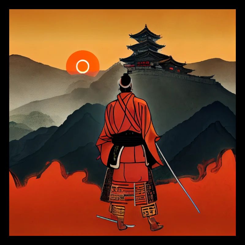 Comic Samurai Knight