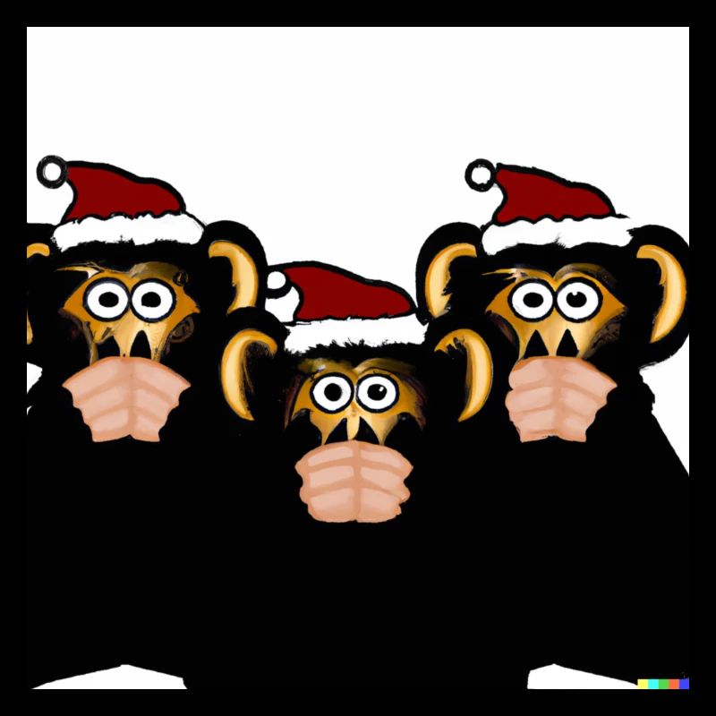 Singes de Noël