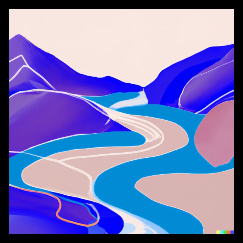 Abstrakte Landschaft