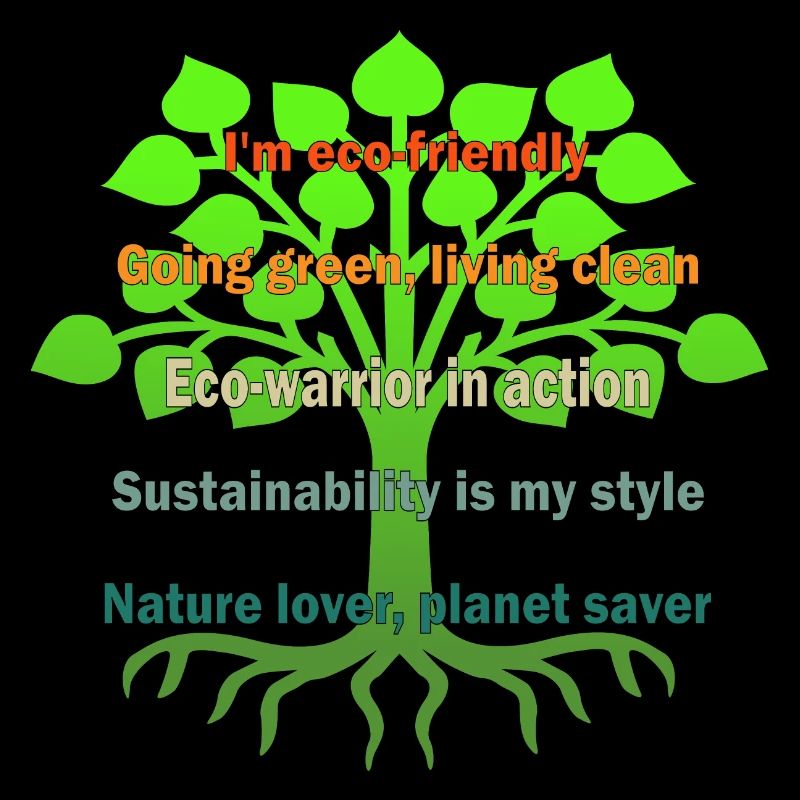 Eco warrior in action