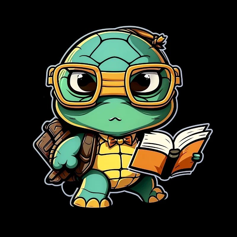 Cooler Superheld Schildkröten Schulanfänger
