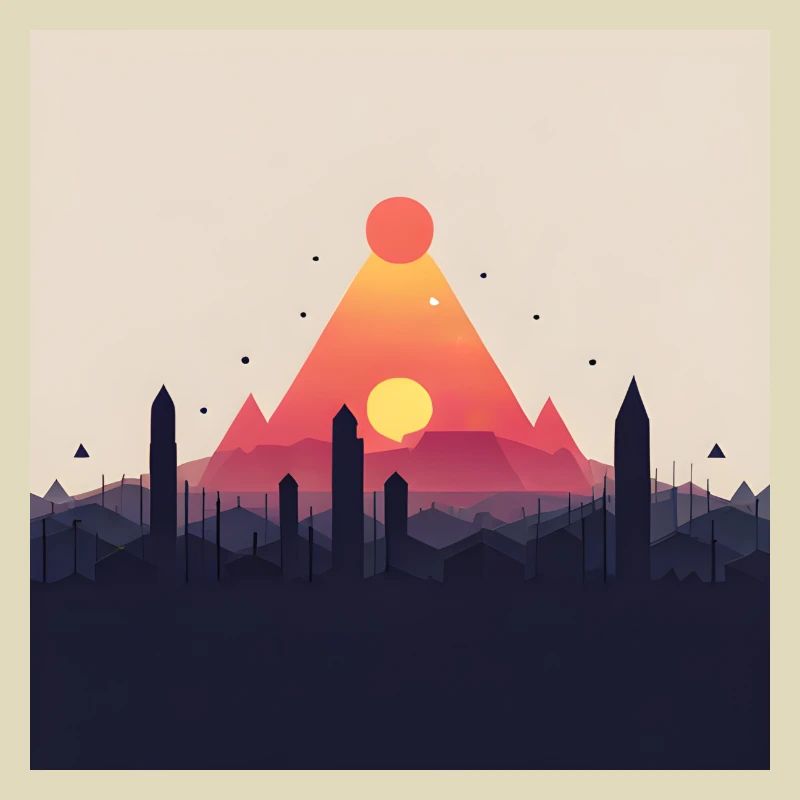 pyramide abstraite