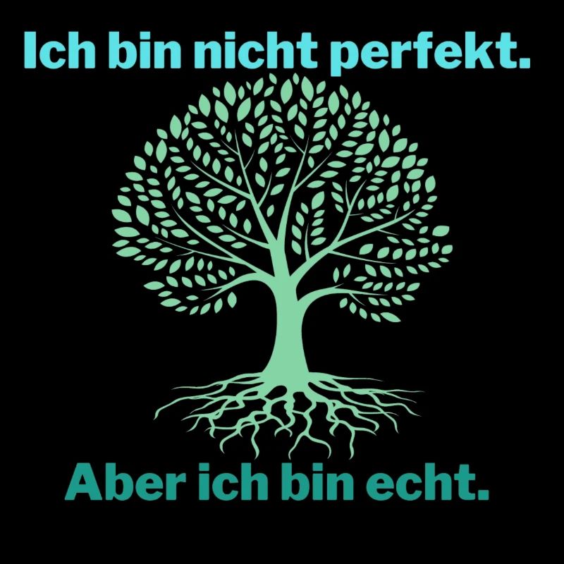 Ich bin nicht perfekt.Aber ich bin echt.