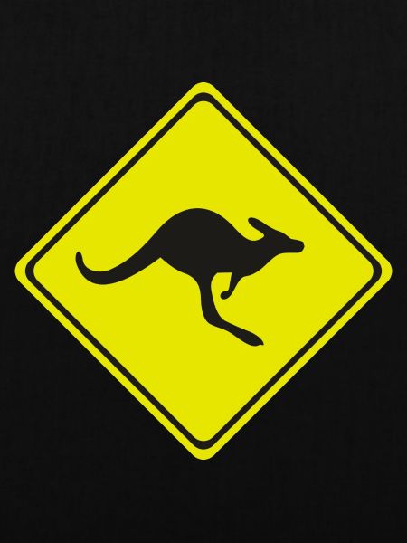 kangaroo crossing