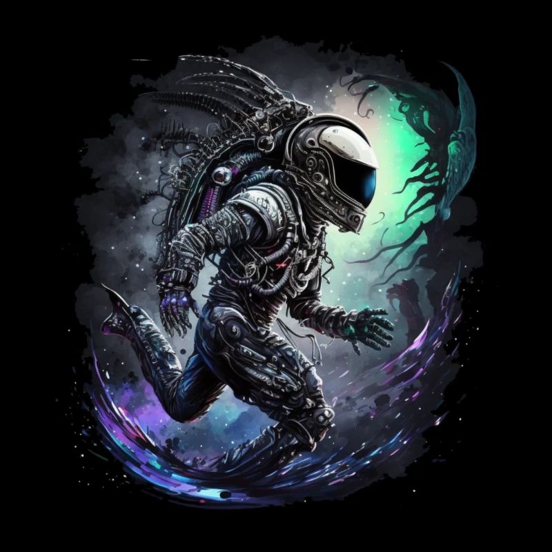 Weltraum-Mann
