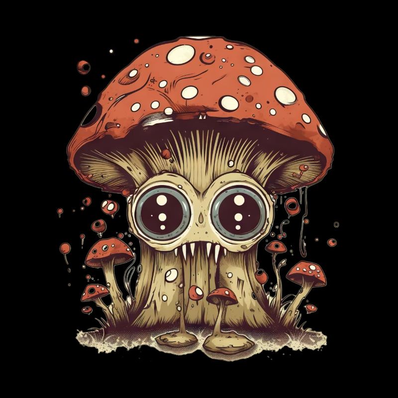 Psychedelischer Pilz. Psychedelic Mushroom