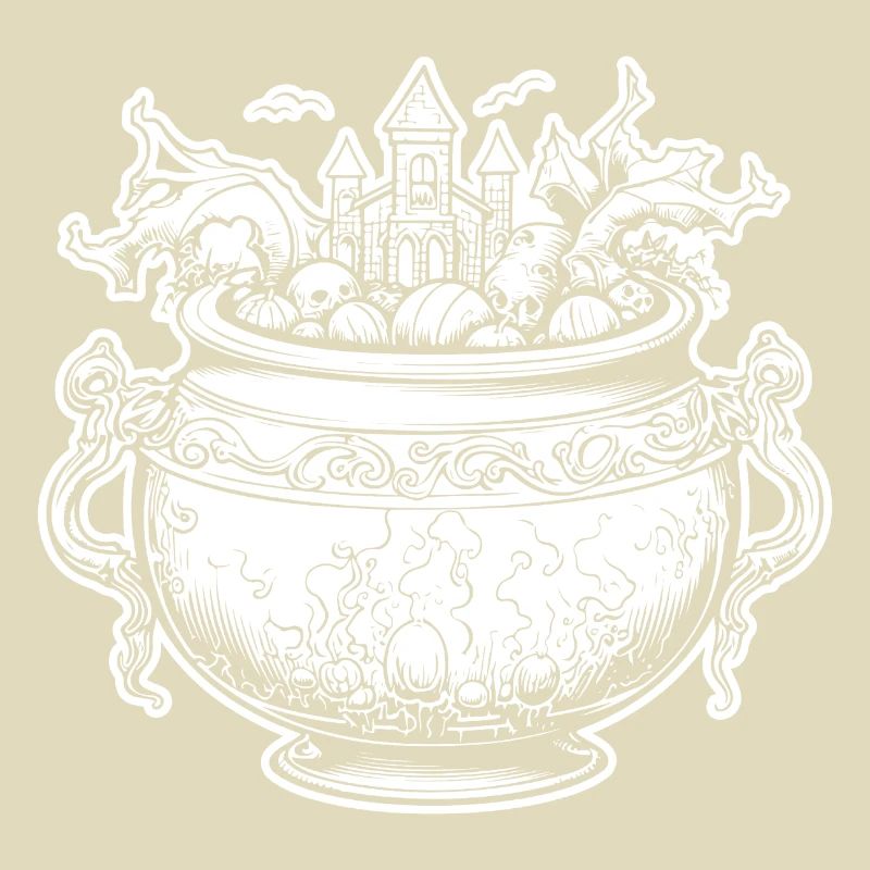 Cauldron Magical Witch Halloween