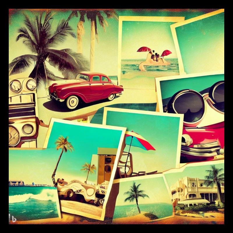 Urlaub Retro