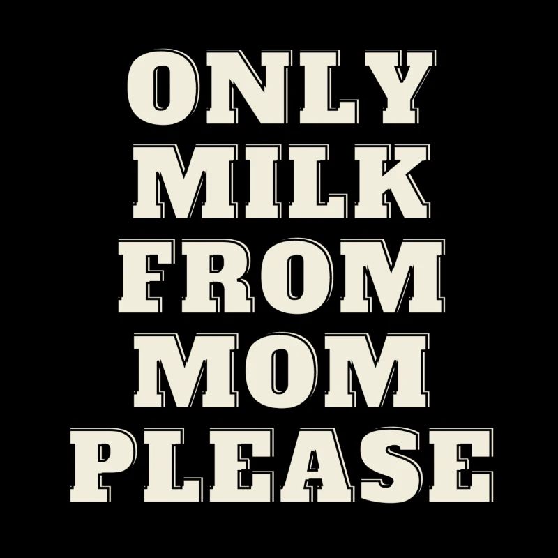 Nur Milch von Mama