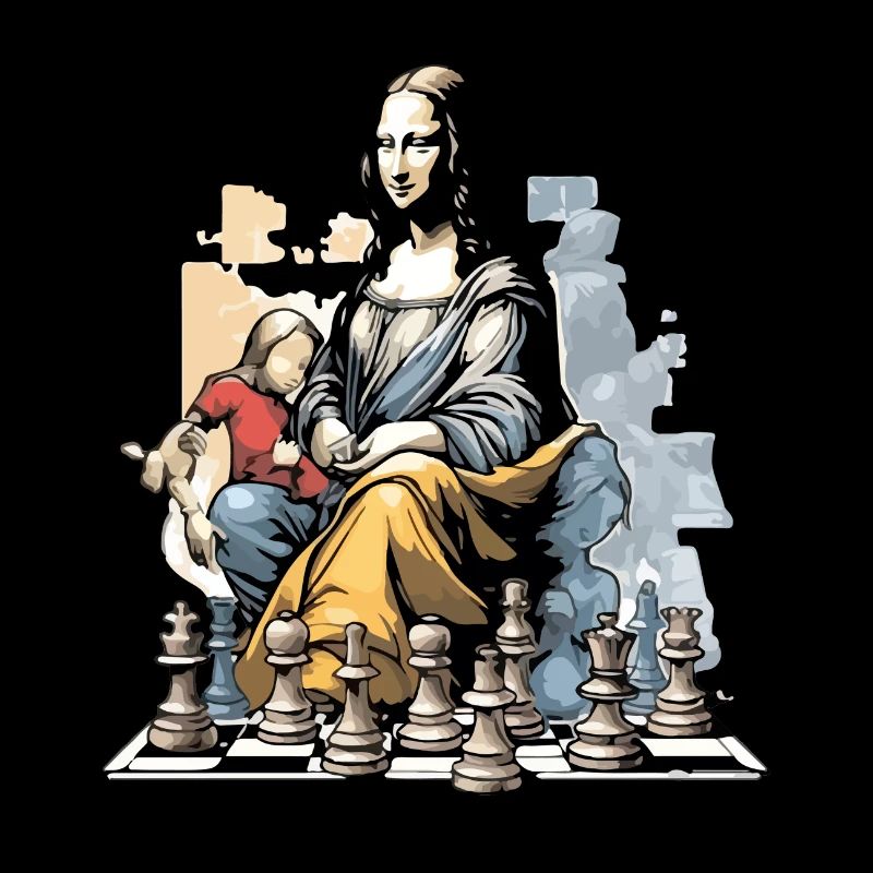 Mona im Schachklub