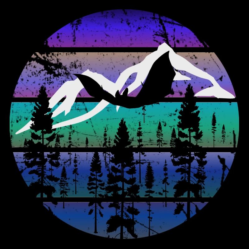 Fledermaus in kühler Abendstimmung