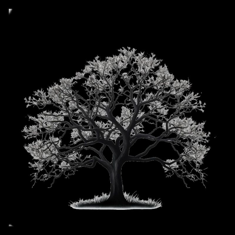 Einfache Baum Silhouette