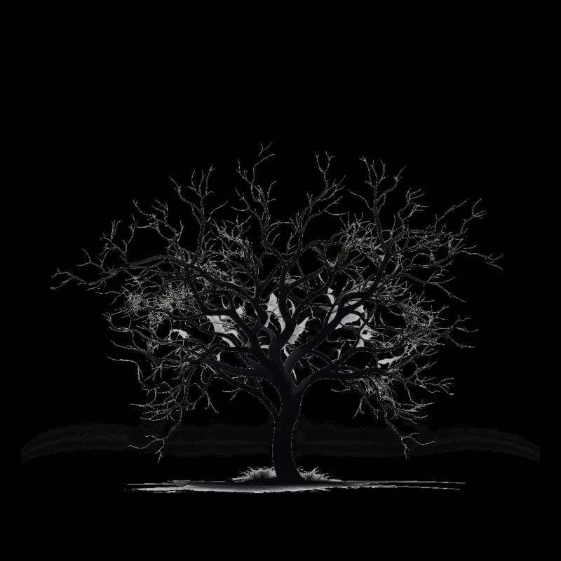 Einfache Baum Silhouette