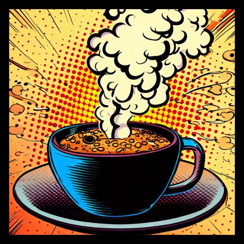 Pop-Art Kaffebecher