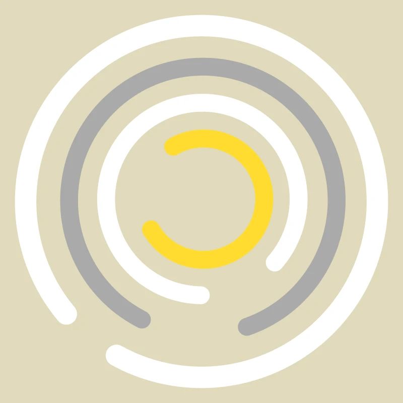 Design abstrait avec des formes de cercles en C
