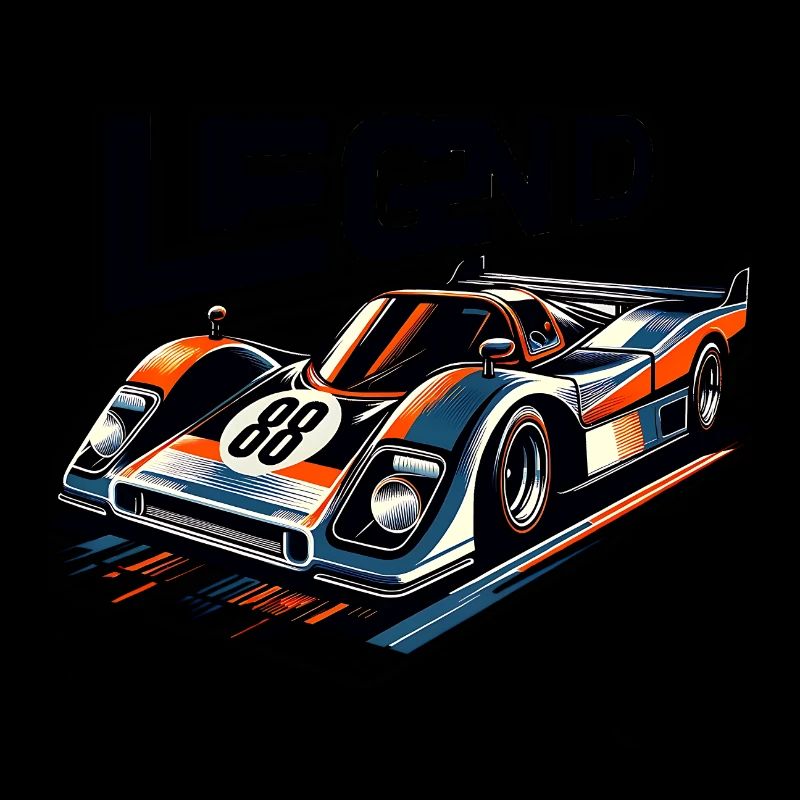 Speed Legend : Design de voiture de course dynamique
