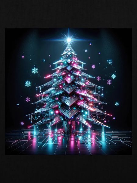 Cyberpunk Weihnachtsbaum