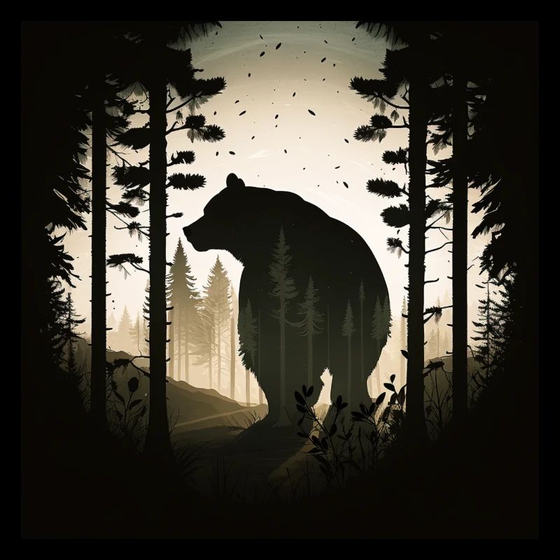 Bear in Forest, Love Bears