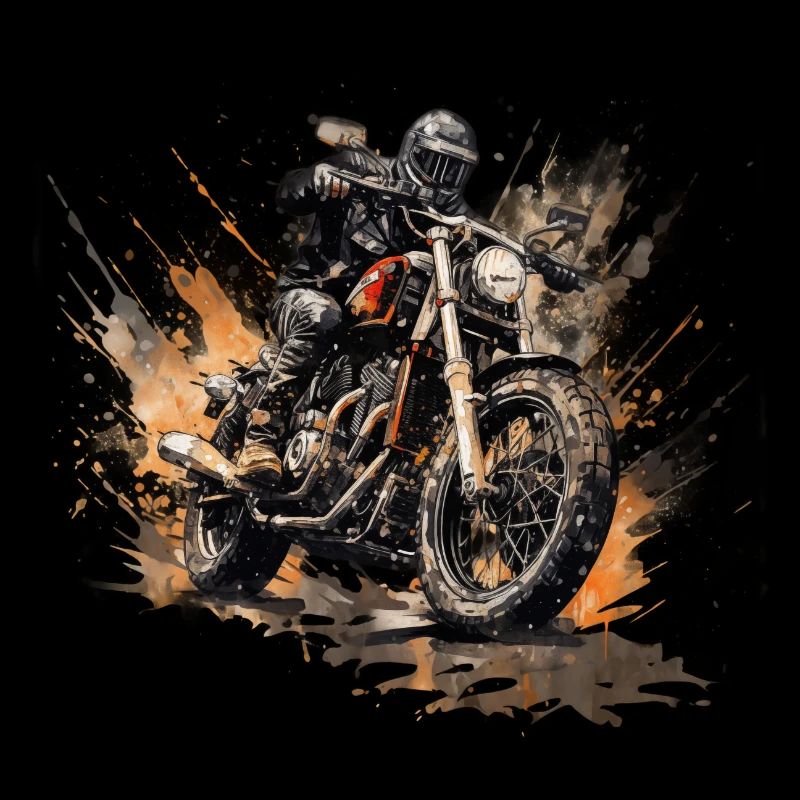 Unique motorcycle motifs for bikers
