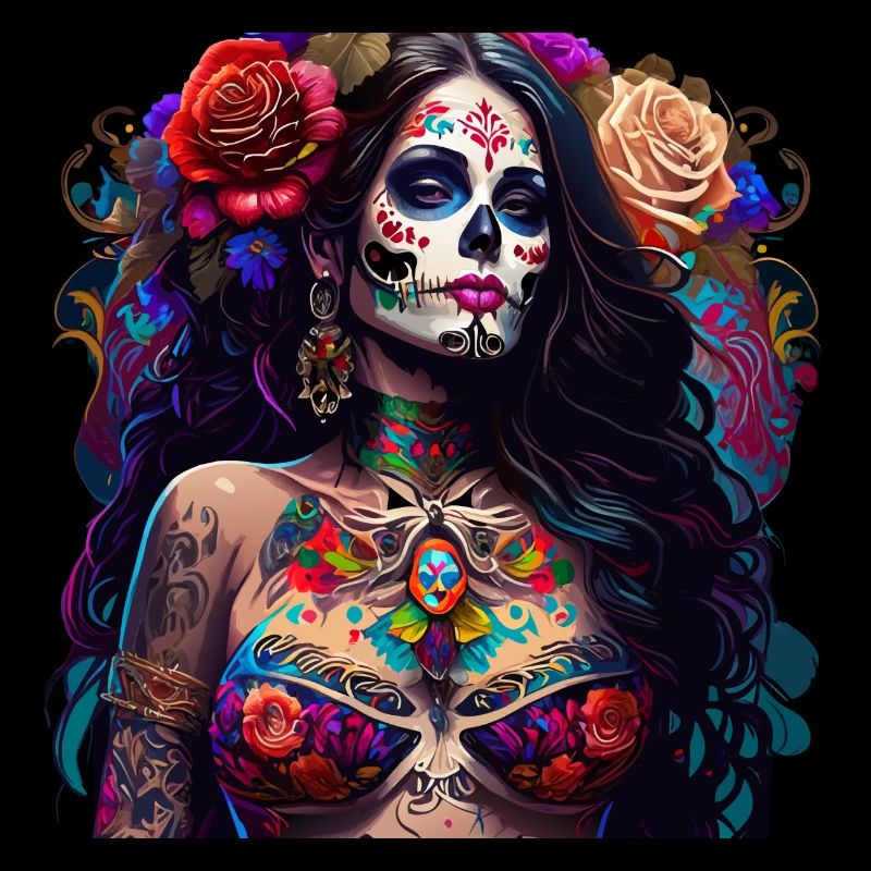 pretty dia de muertos