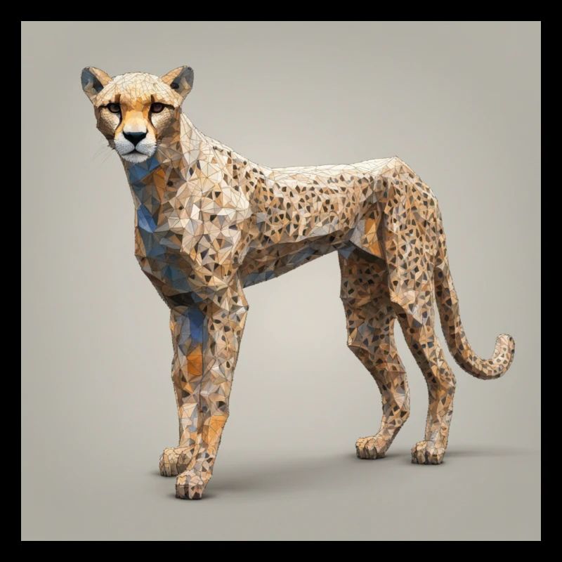 Low Poly Gepard