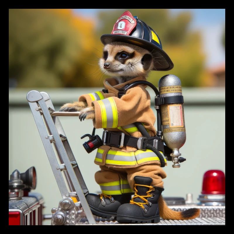 Erdmännchen als Firefighter