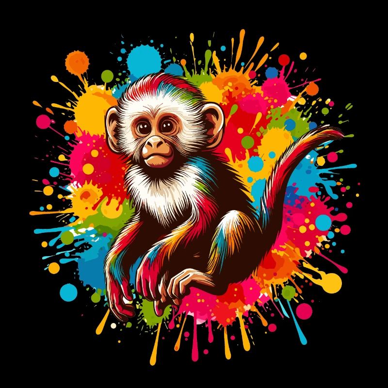 Dessin de bébé singe