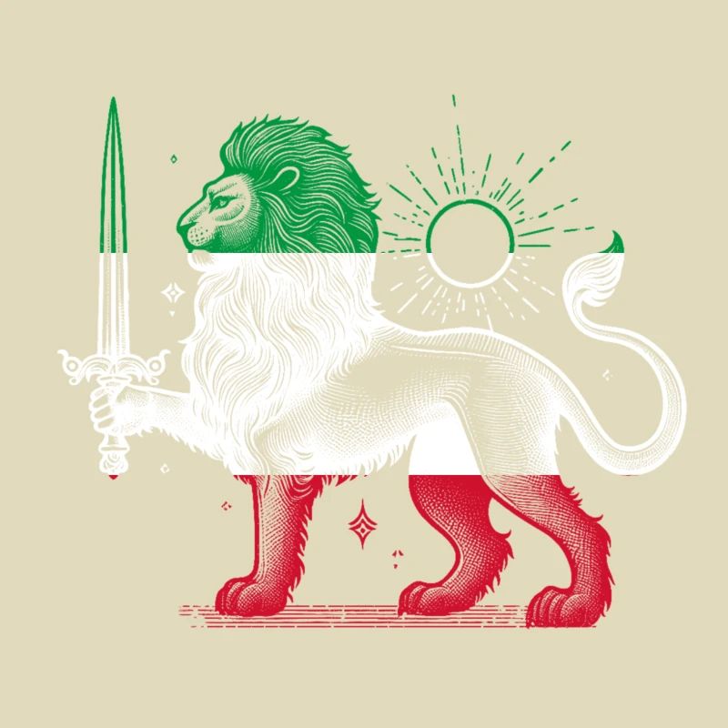 Shir o Khorshid - Conception persane (iran)