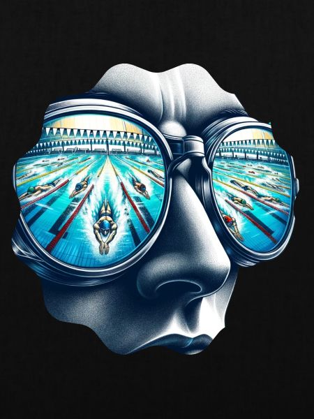 Fokus des Schwimm-Champions