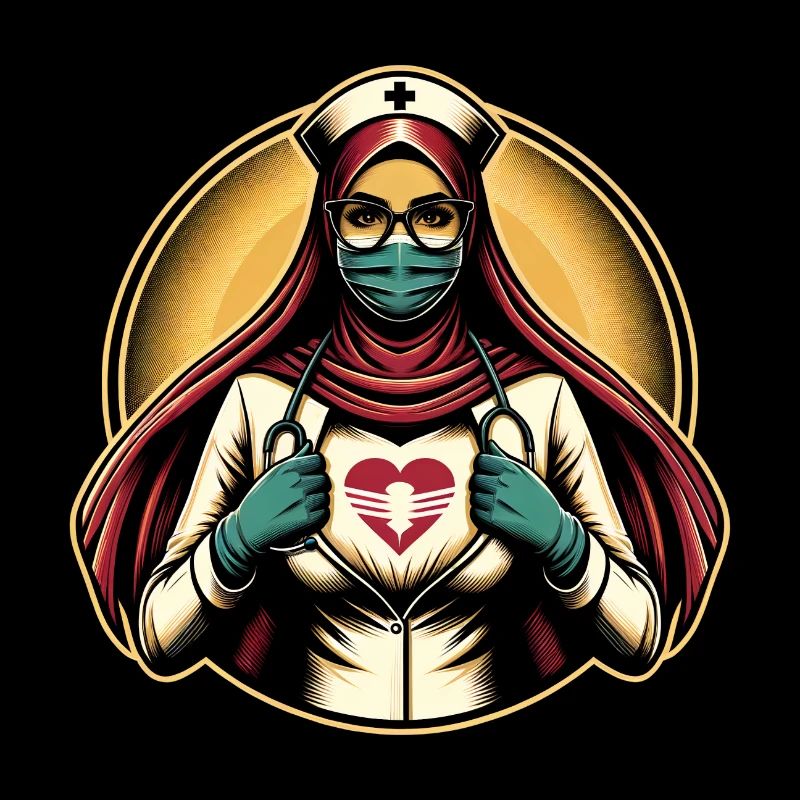 Heroische Krankenschwester