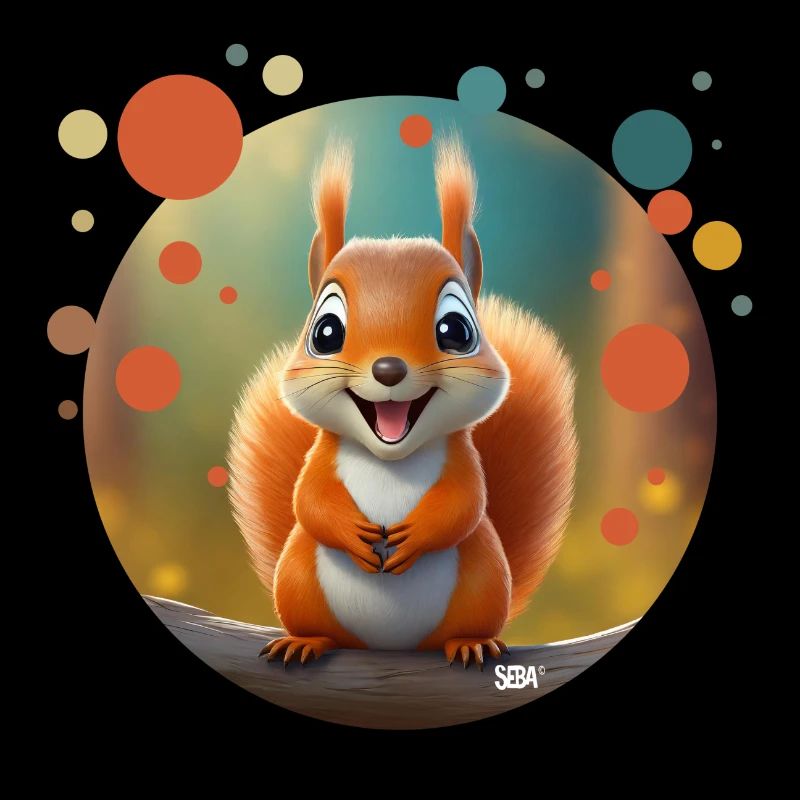 Niedliches Eichhörnchen