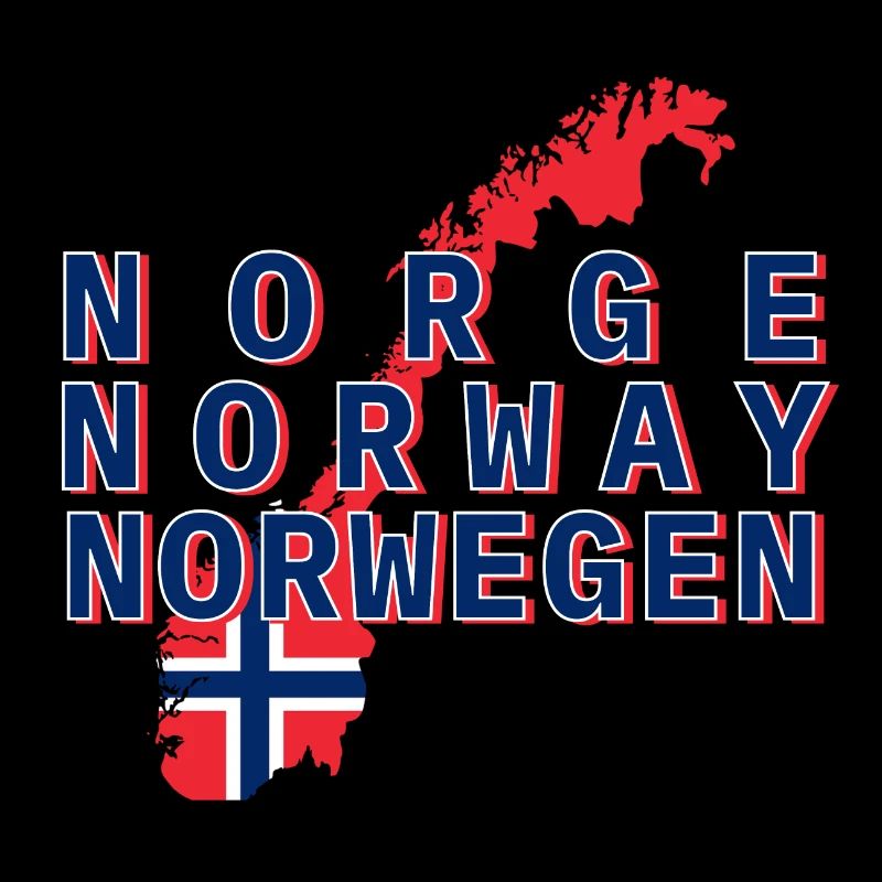 Norway 3 lettering with map 1