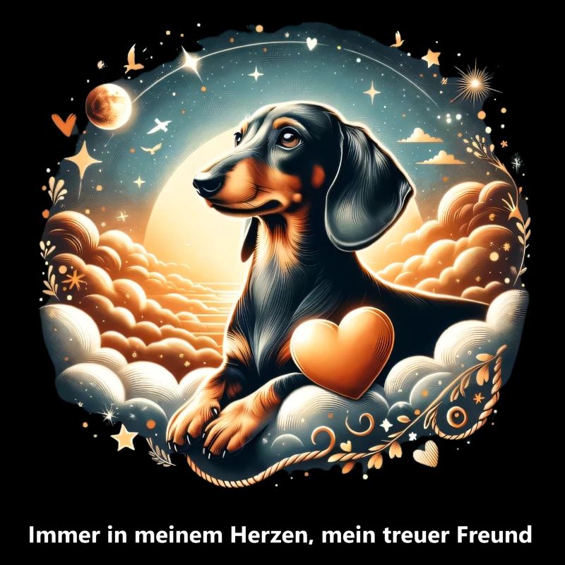 Rainbow Bridge Dachshund Commemoration