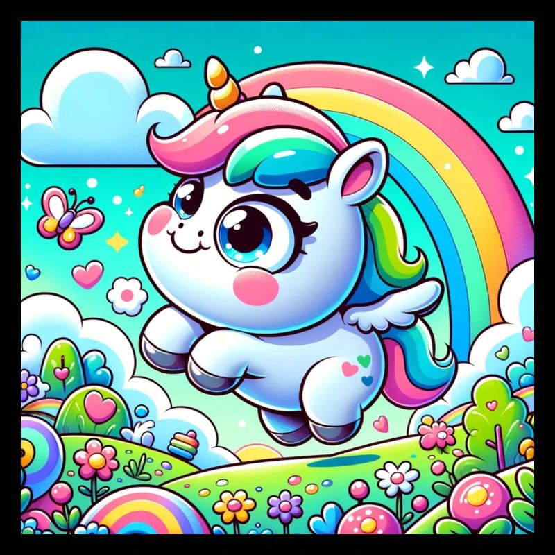 Cartoon Einhorn 3